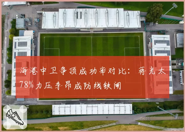 海港中卫争顶成功率对比:蒋光太78%力压李昂成防线铁闸