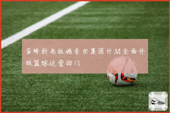 黄蜂新老板施奈尔集团计划全面升级篮球运营部门