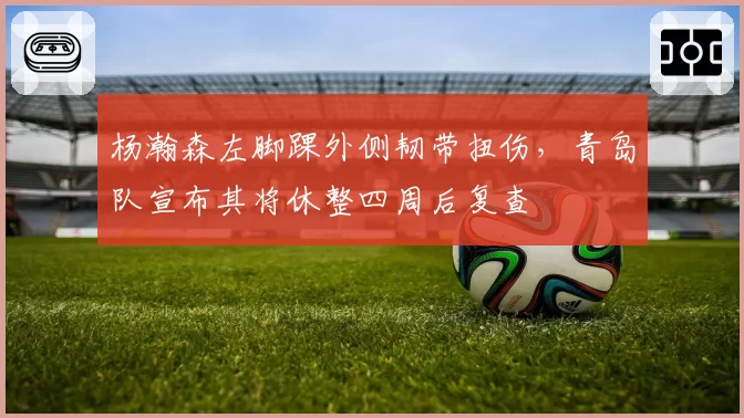 杨瀚森左脚踝外侧韧带扭伤,青岛队宣布其将休整四周后复查